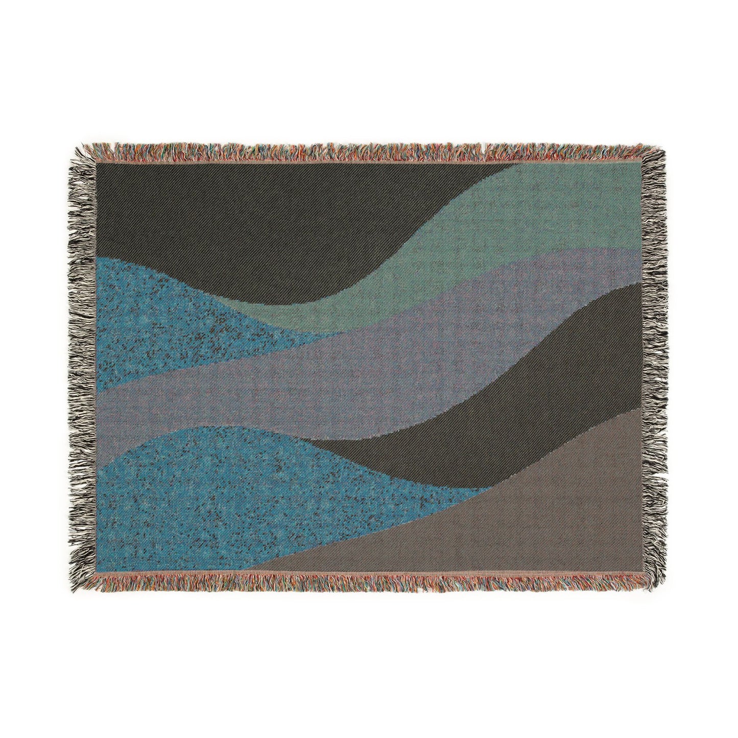 Quiet Measures — Late Analog Woven Throw