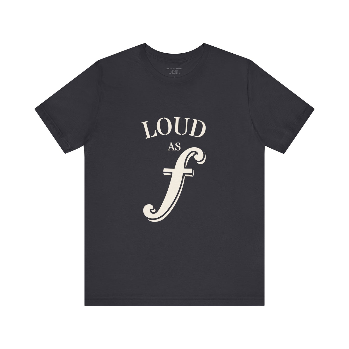 Loud as ƒ | Musician’s Stencil Tee