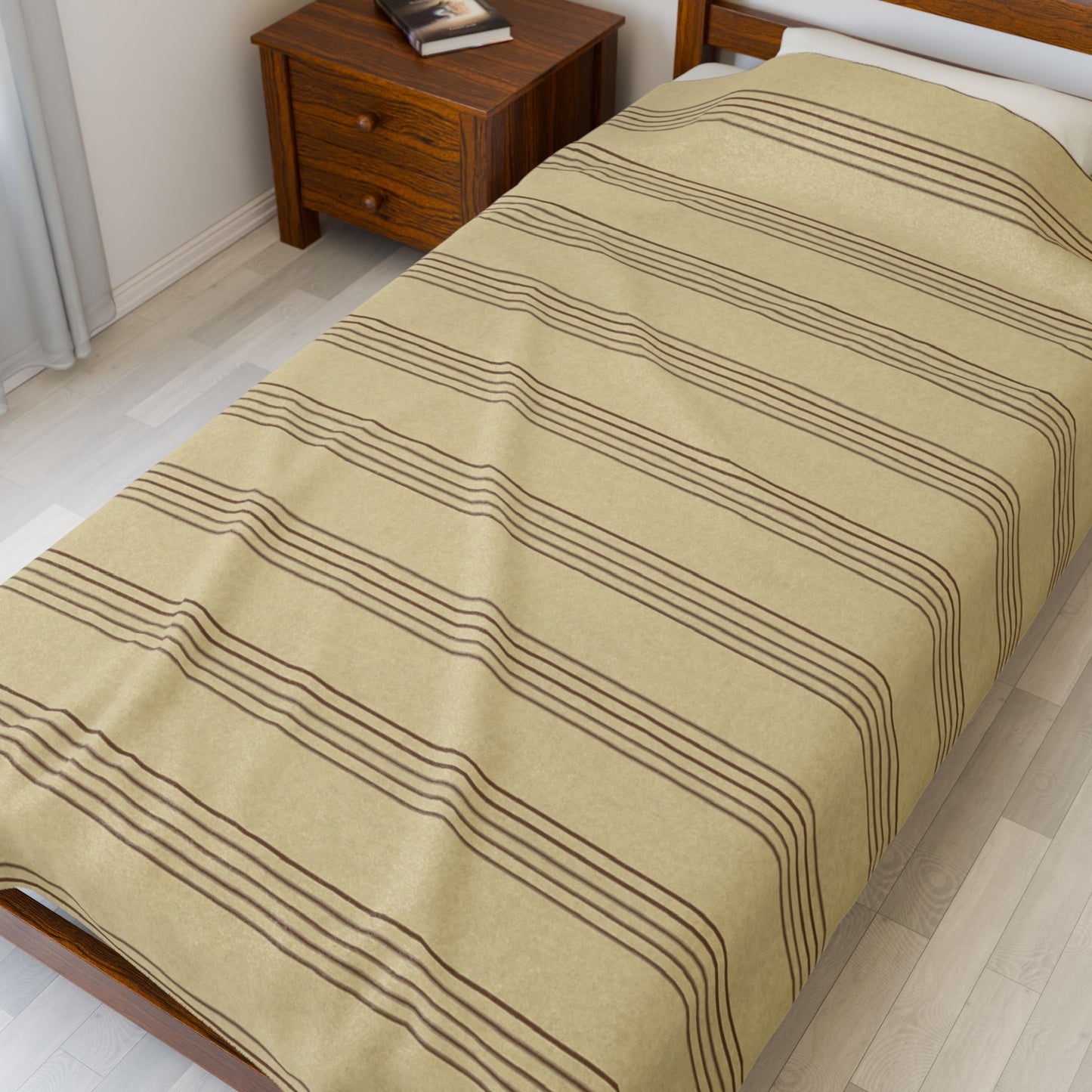 In Quiet Measures – Velveteen Plush Music Throw Blanket