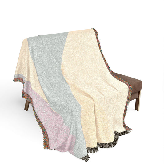 Quiet Measures — Soft Digital Woven Throw