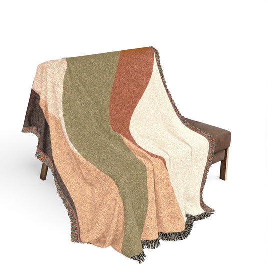 Quiet Measures — Late Analog Woven Throw