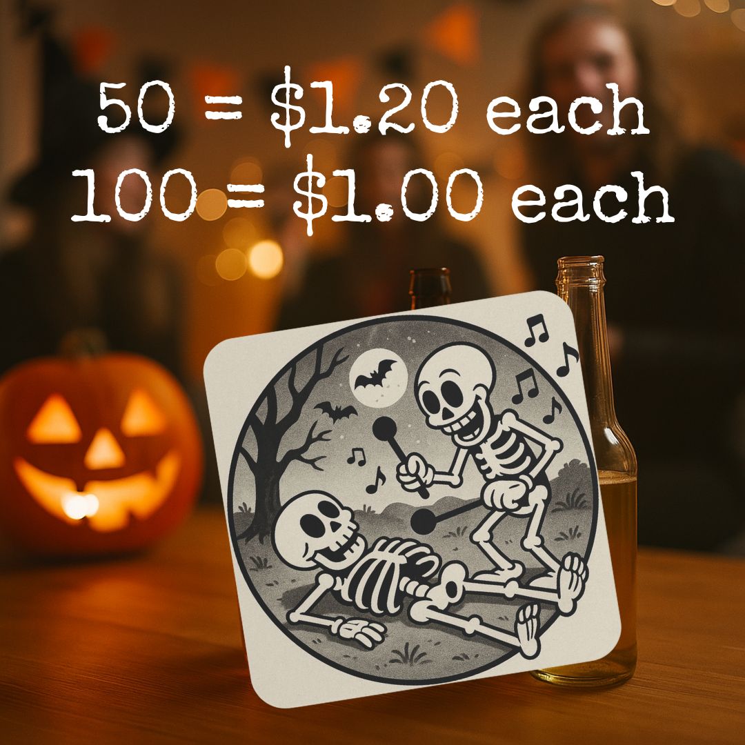 Bone Symphony Coaster Party Pack (50 or 100 pcs)