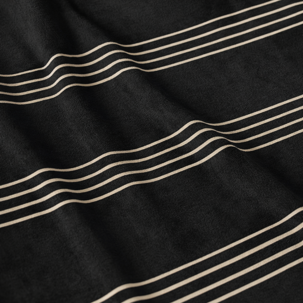 Music Room Signature Series — Modern Staff Velveteen Blanket