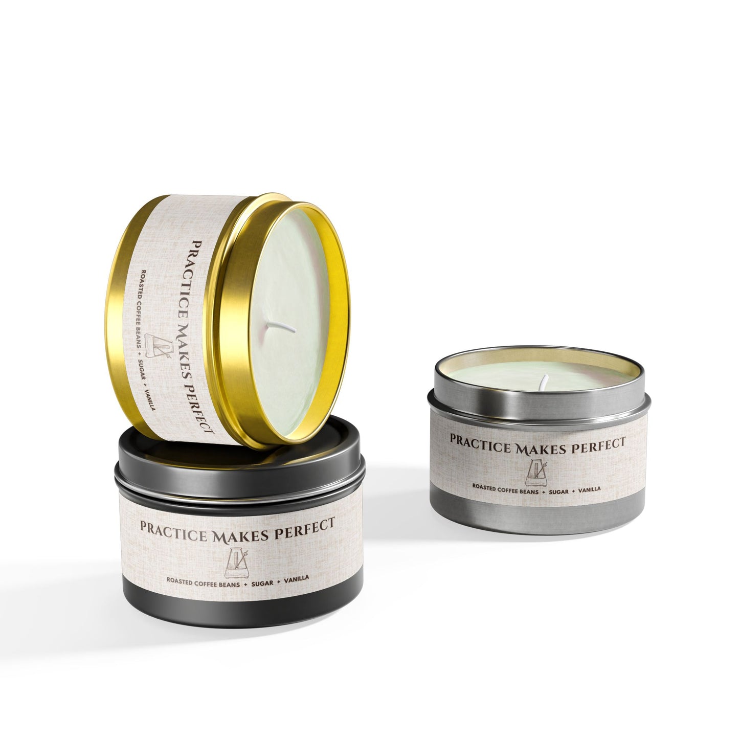 Practice Makes Perfect – Fresh Coffee Tin Candle