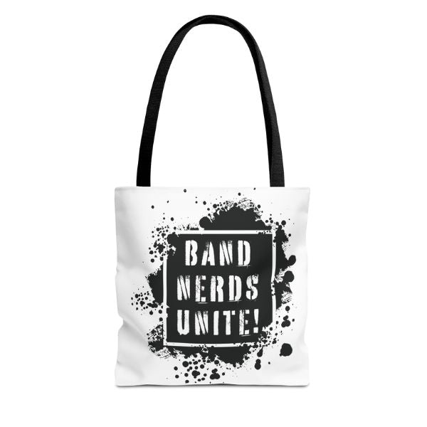Band Nerds Unite! Tote Bag – Paint-Splatter Edition