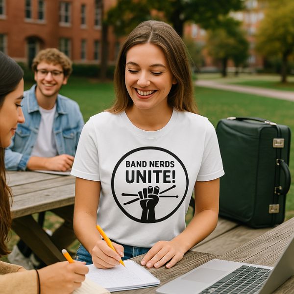 Band Nerds Unite! Classic Emblem Unisex T-Shirt
