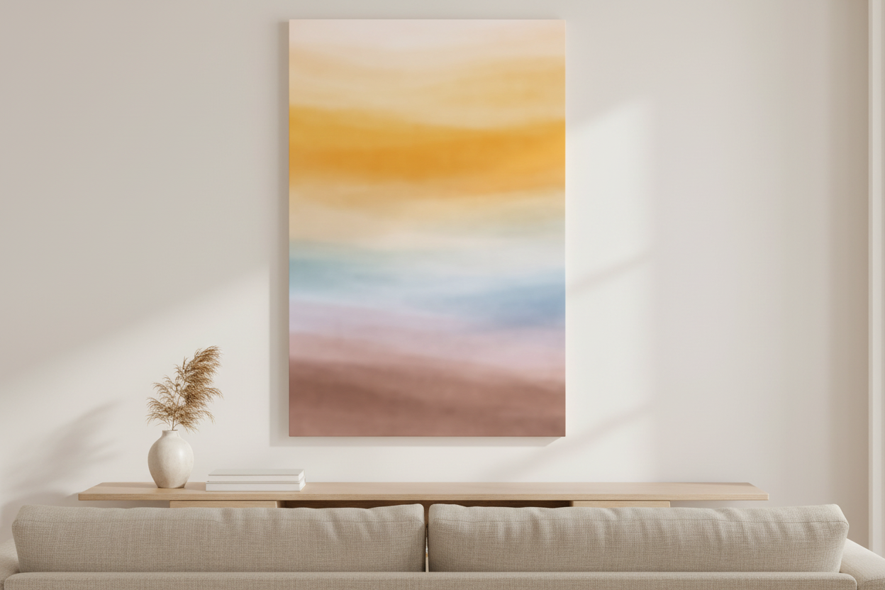Golden Choruses, 1969 — Stretched Canvas Lifestyle Mockup