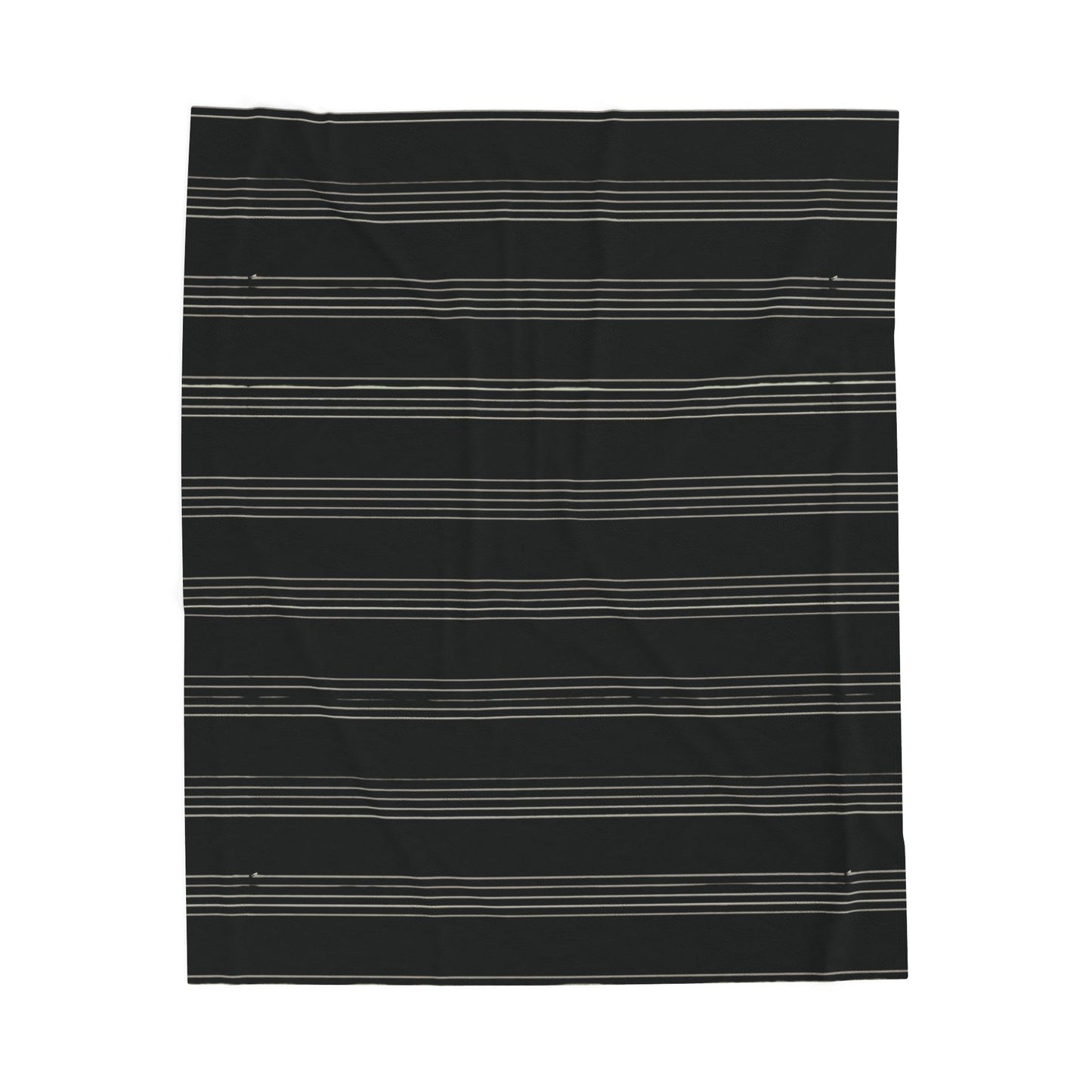 Quiet Measures — Midnight — Velveteen Throw
