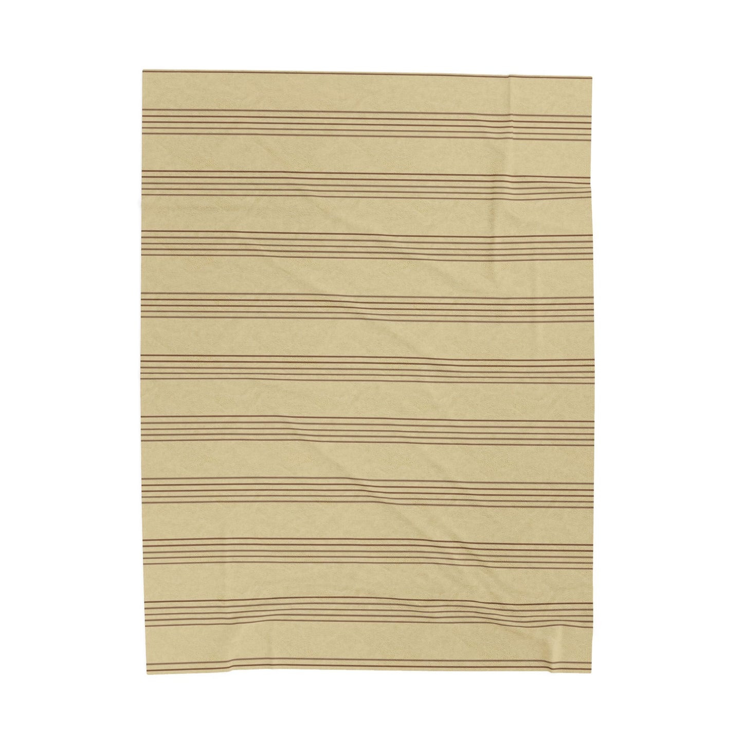 Quiet Measures — Sandstone — Velveteen Throw