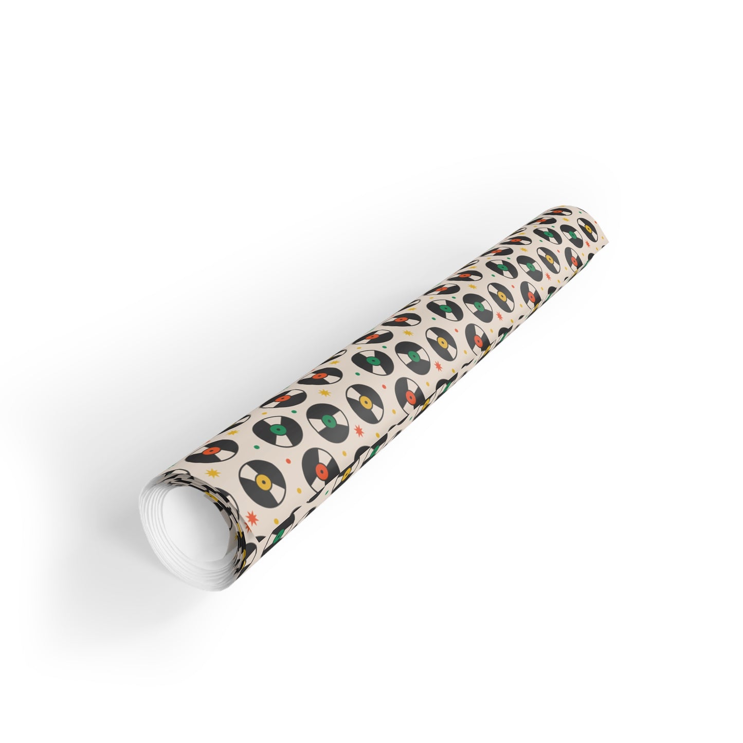 Retro Vinyl Record Wrapping Paper – Mid-Century Music Gift Wrap