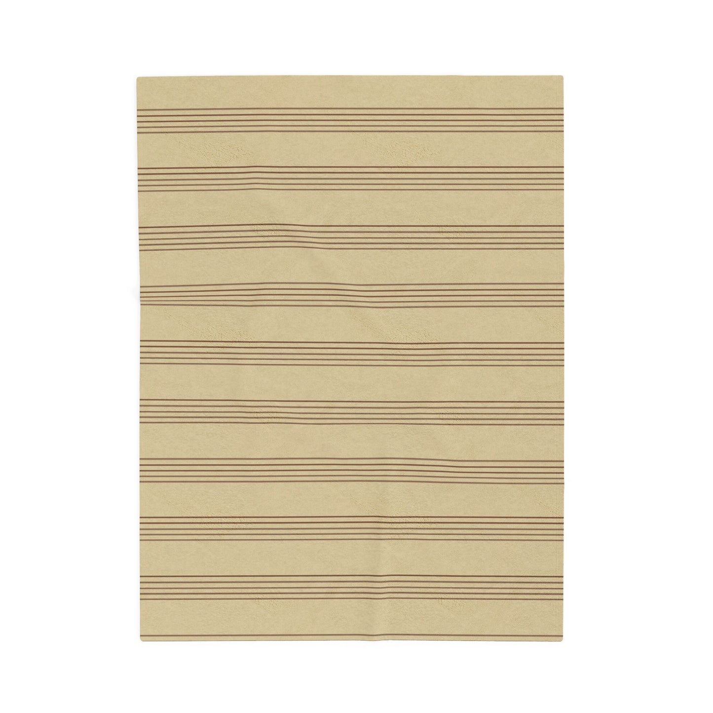 Quiet Measures — Sandstone — Velveteen Throw