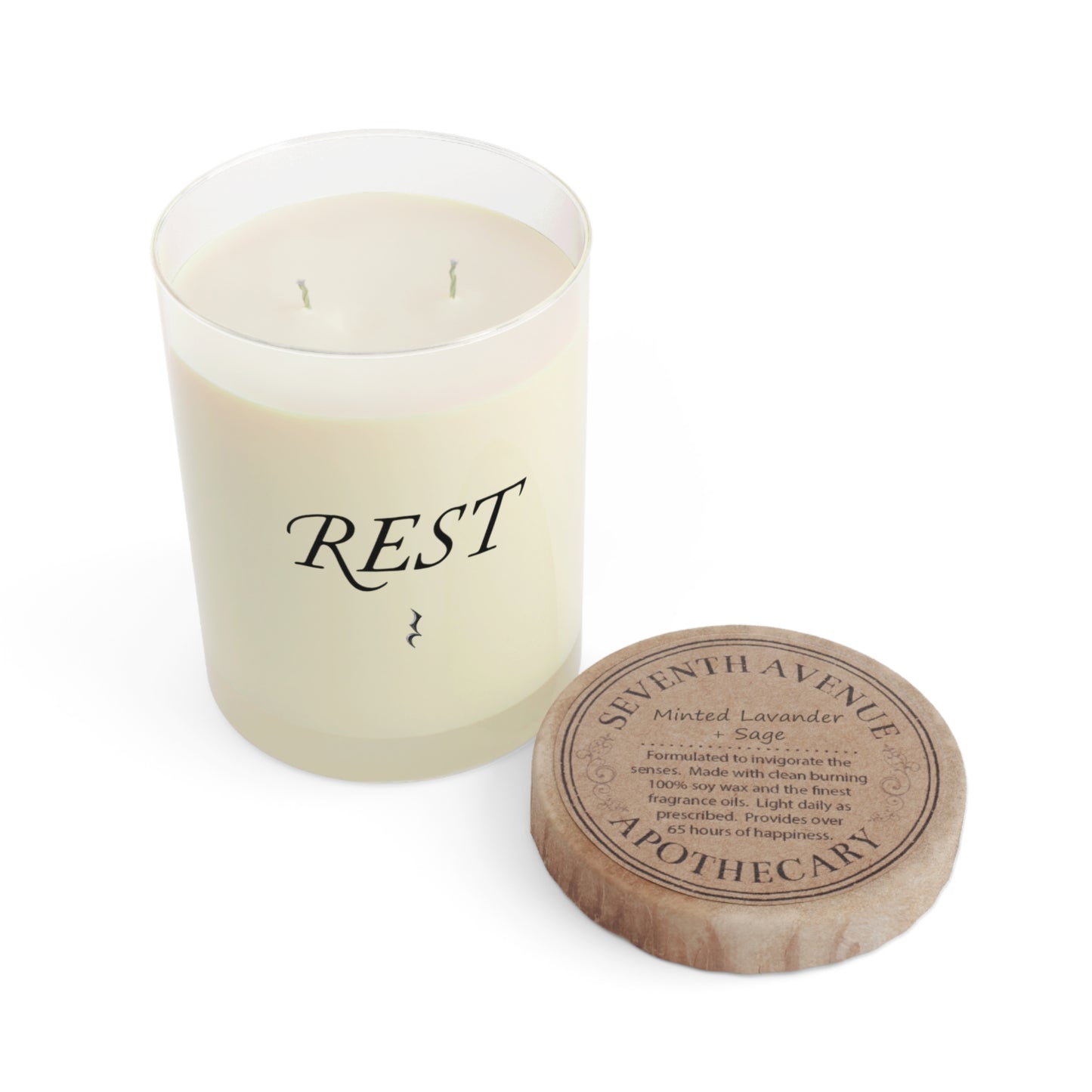 REST — Musician’s Reset Candle (Quarter Rest Edition)