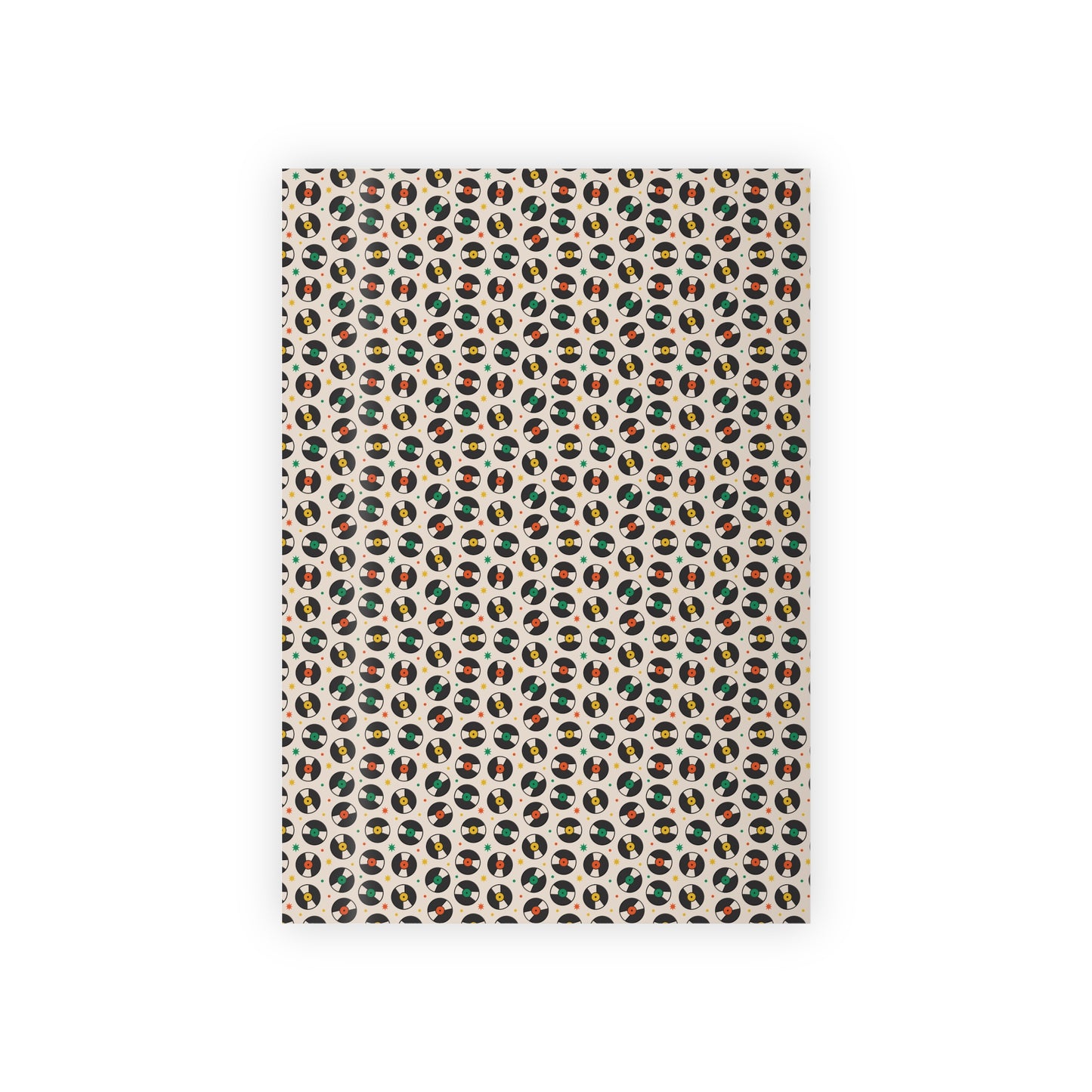 Retro Vinyl Record Wrapping Paper – Mid-Century Music Gift Wrap
