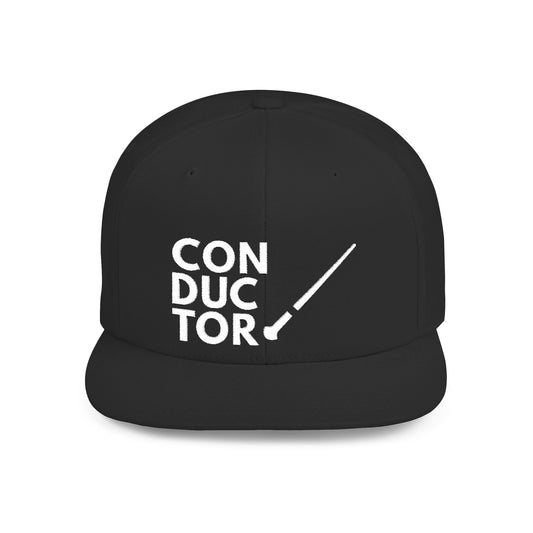Conductor | Stacked Series Embroidered Hat