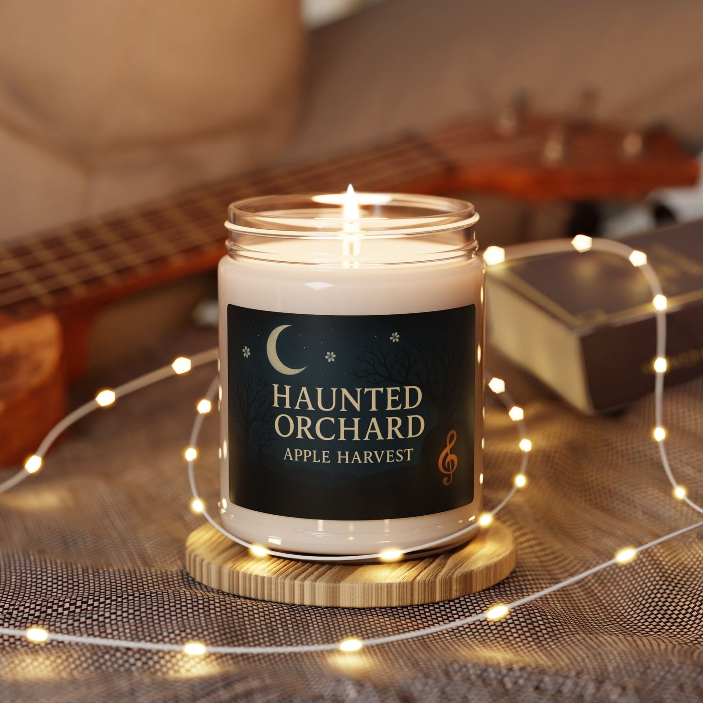 Haunted Orchard – Apple Harvest Halloween Candle (9oz Soy Wax)