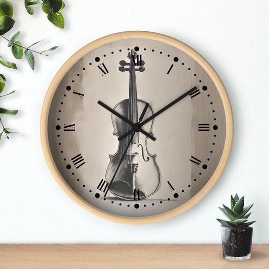 Violin Symphony Wall Clock