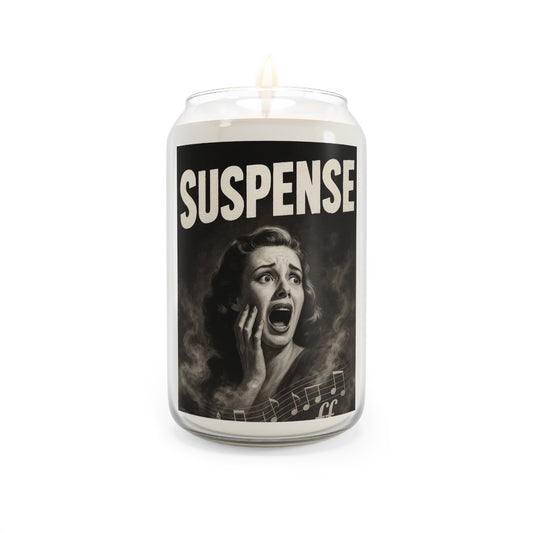 SUSPENSE – Horror Poster Candle (13.75oz Soy Wax)