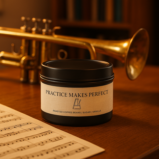 Practice Makes Perfect – Fresh Coffee Tin Candle