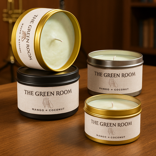 The Green Room – Mango Coconut Tin Candle