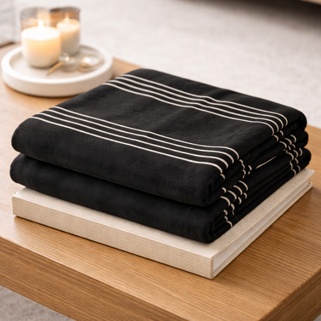 Music Room Signature Series — Modern Staff Velveteen Blanket