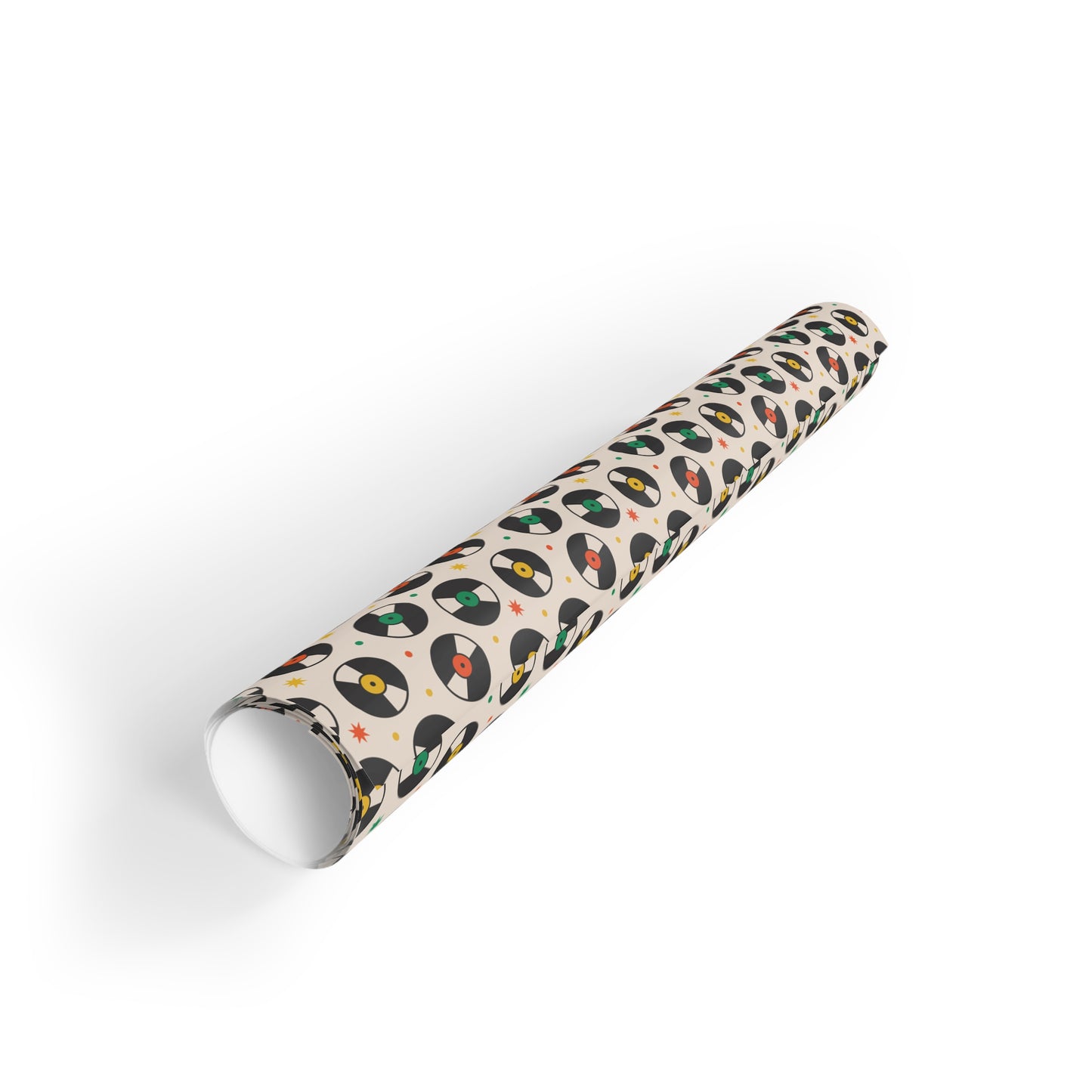 Retro Vinyl Record Wrapping Paper – Mid-Century Music Gift Wrap