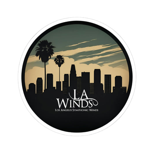 LA Winds Film Noir Skyline Sticker