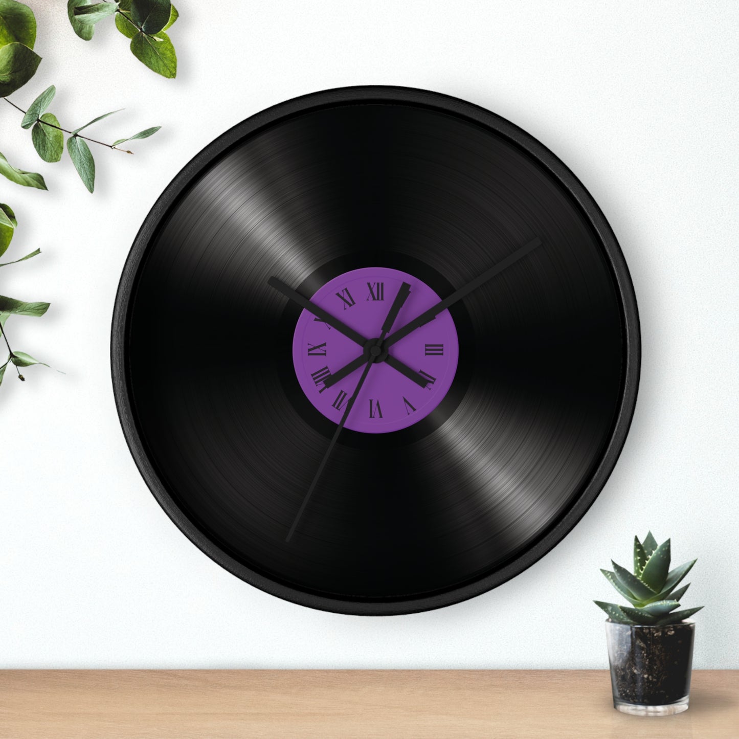 Vinyl Vibes Wall Clock