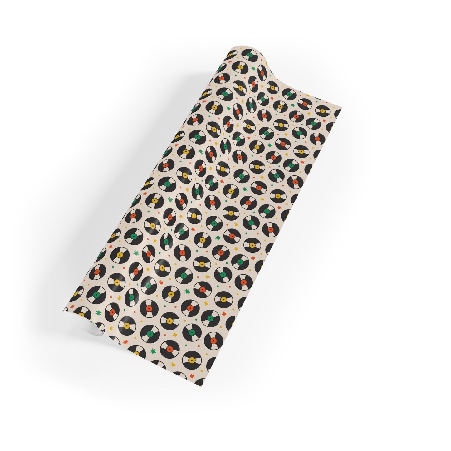 Retro Vinyl Record Wrapping Paper – Mid-Century Music Gift Wrap