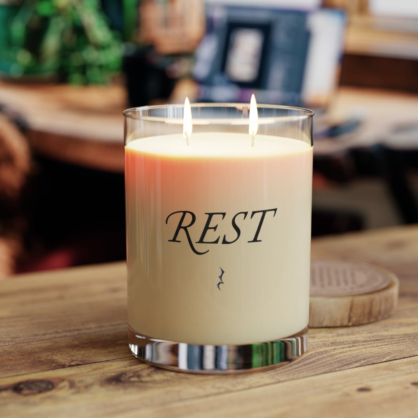 REST — Musician’s Reset Candle (Quarter Rest Edition)