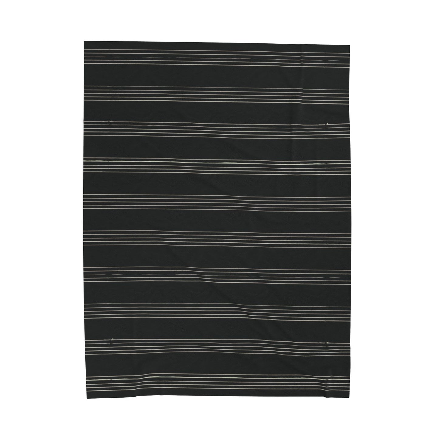 Quiet Measures — Midnight — Velveteen Throw
