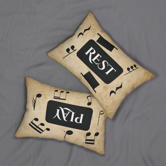 "Rest & Play" – Reversible Lumbar Pillow