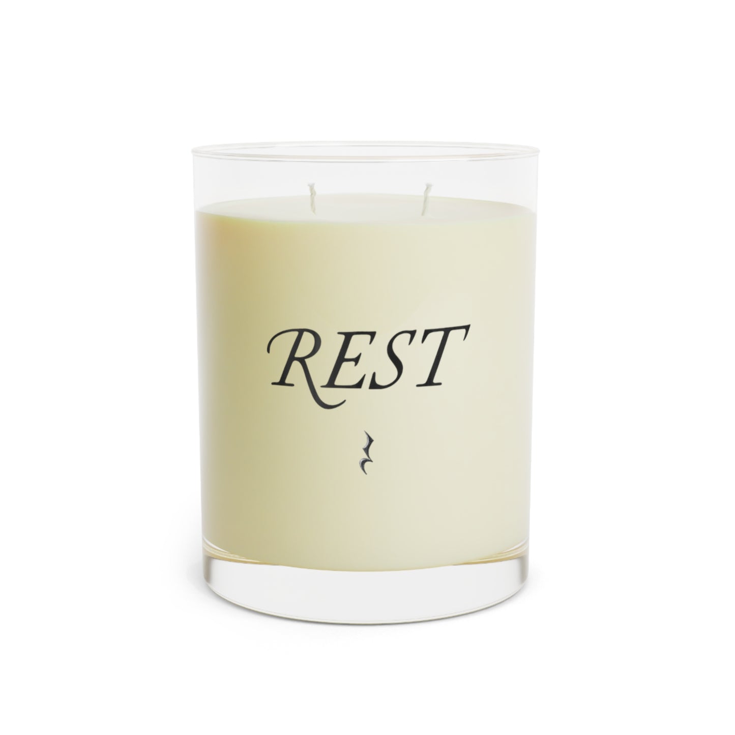 REST — Musician’s Reset Candle (Quarter Rest Edition)