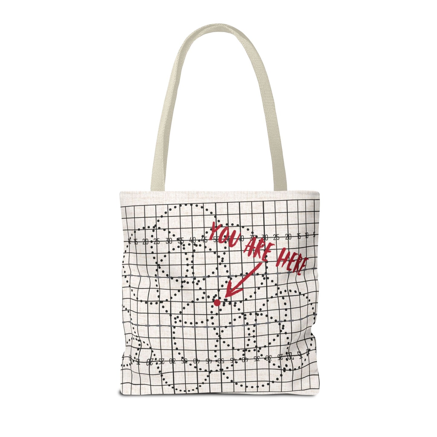 “You Are Here” Dot Chart Tote – Band Camp 2025 Edition