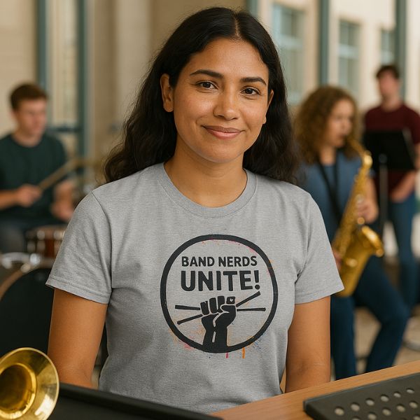 Band Nerds Unite! Graffiti Tee – Campus Edition