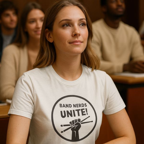 Band Nerds Unite! Classic Emblem Unisex T-Shirt