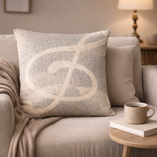 Quiet Measures Woven Pillow