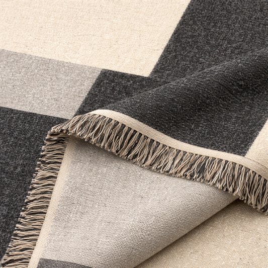 Quiet Measures — Electric Minimal Woven Throw