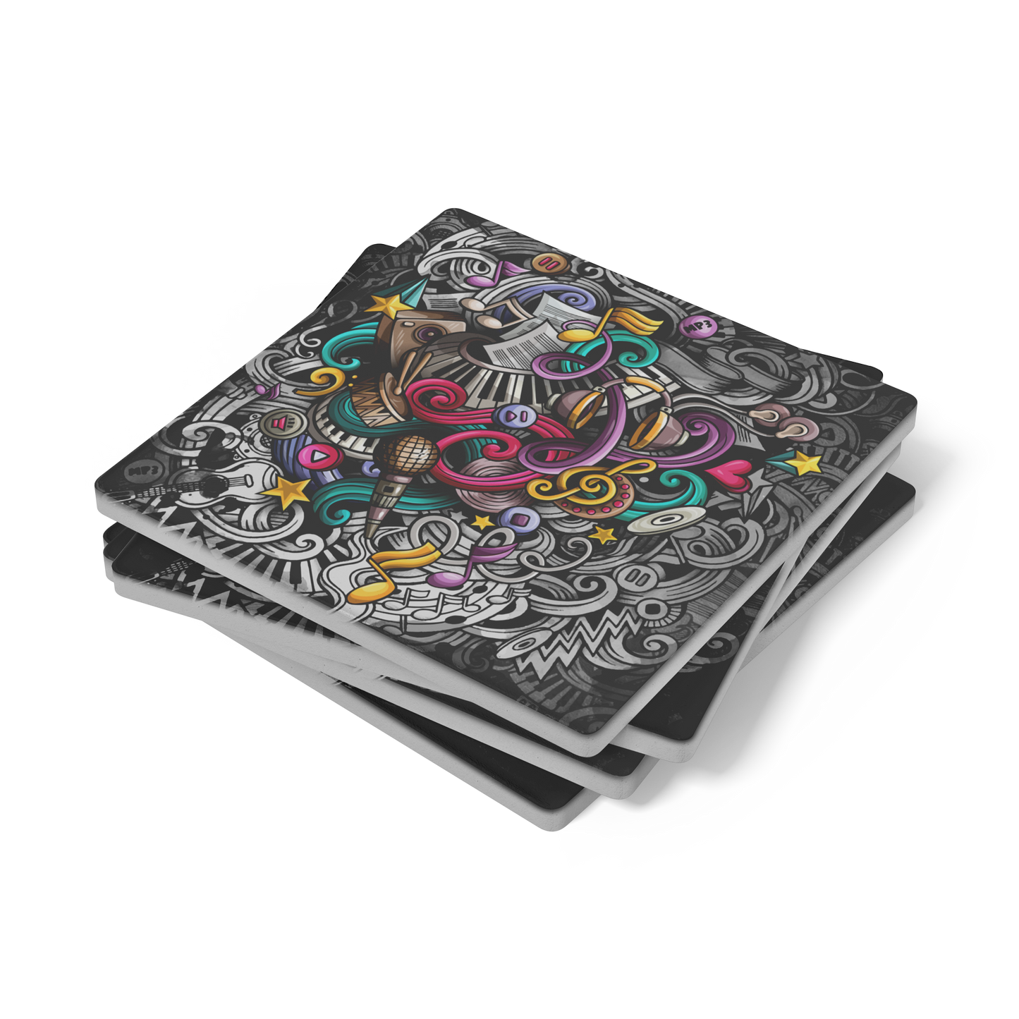 Graffiti_Music_Vibes_Stone_Coaster_-_Set_SquareStoneCoaster_Stack_Mockup.png