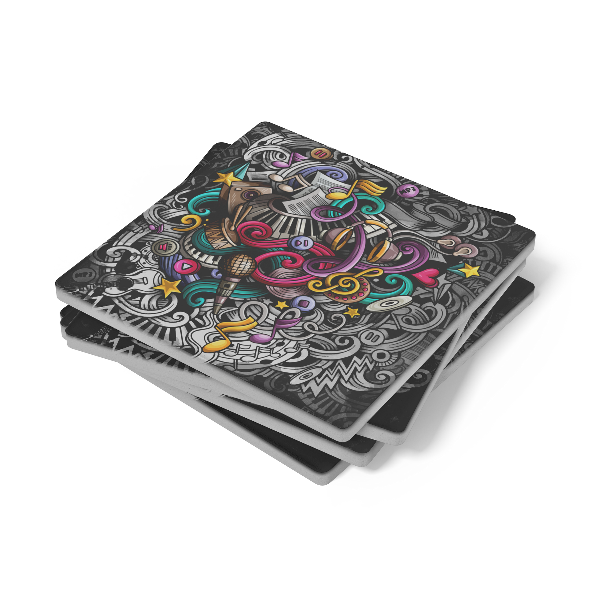 Graffiti_Music_Vibes_Stone_Coaster_-_Set_SquareStoneCoaster_Stack_Mockup.png
