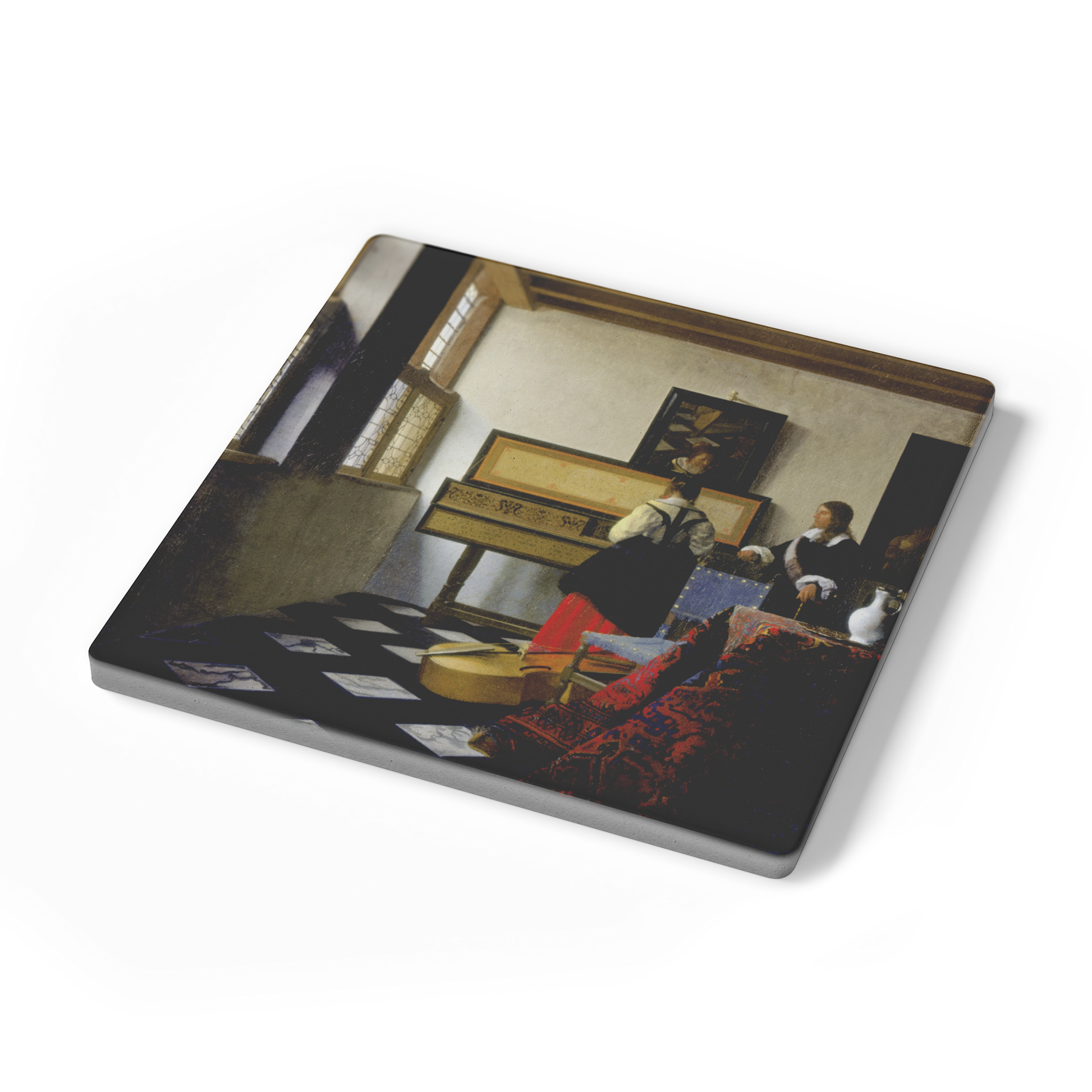 The_Music_Lesson__Vermeer_Coaster_SquareStoneCoaster_Angle_Mockup.png