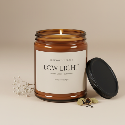 Low Light Candle Close-up