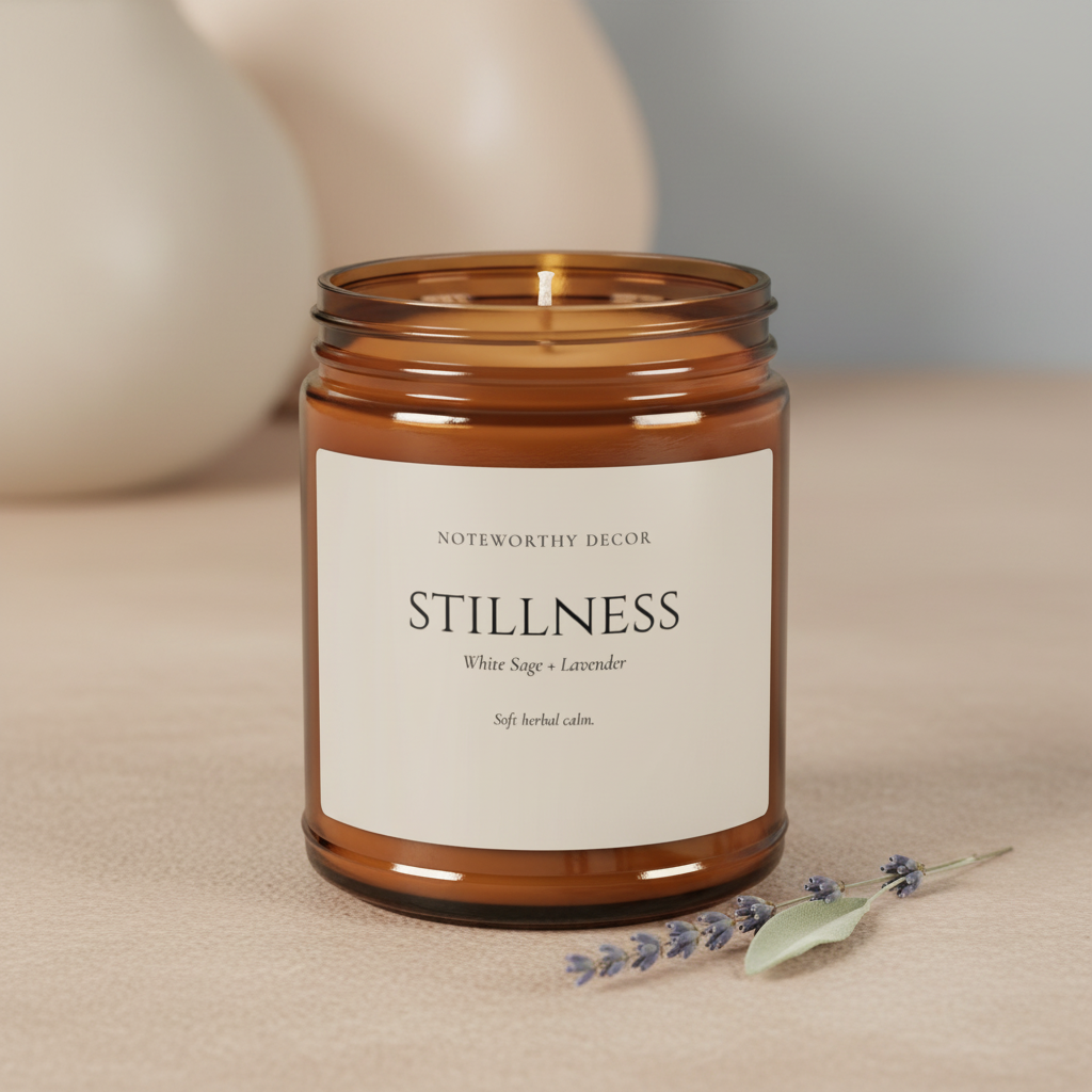Stillness Candle Close-up