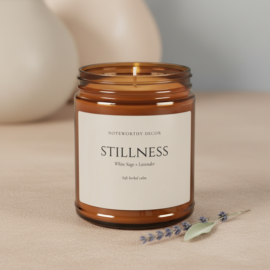 Stillness Candle Close-up